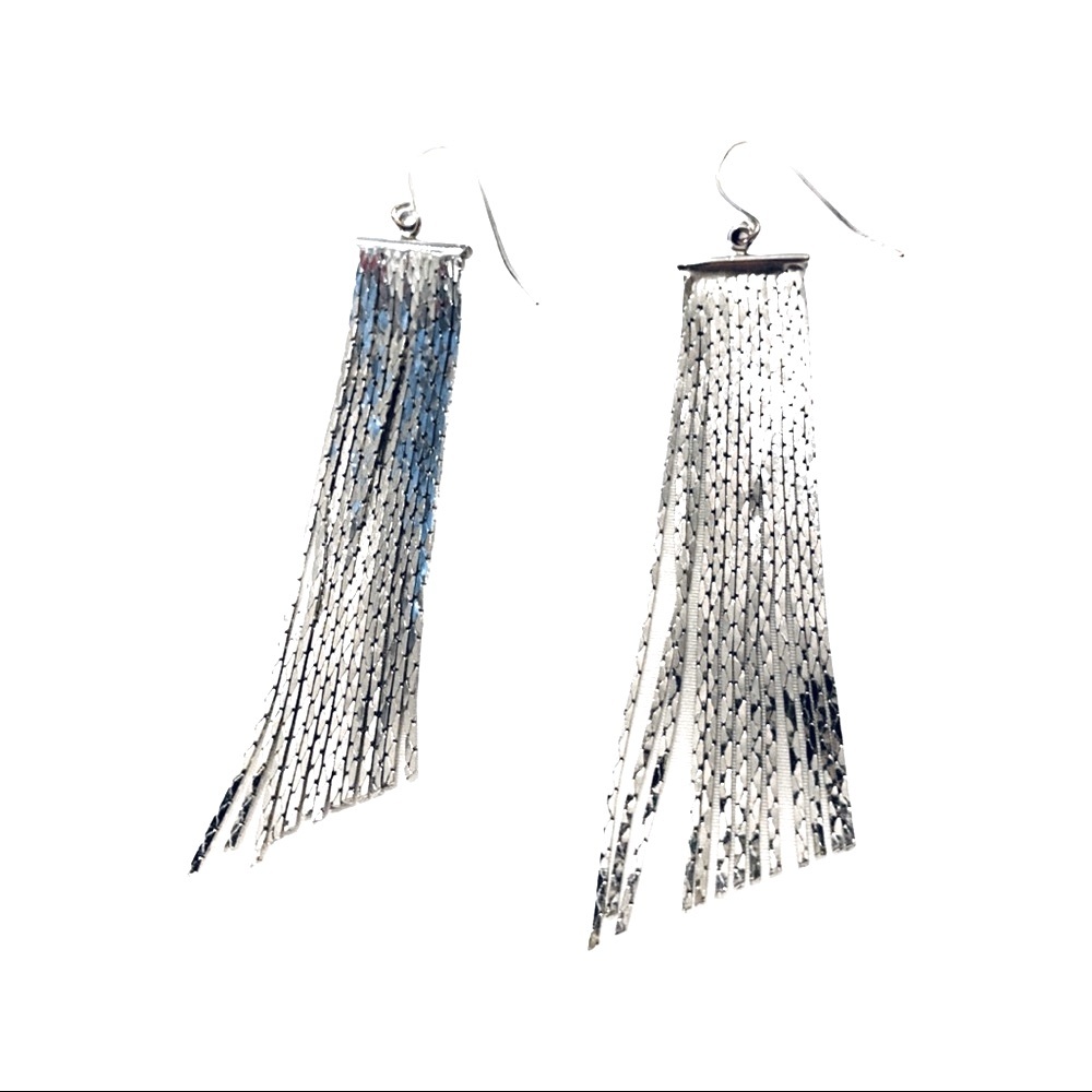 Classic Silver Drop Earrings